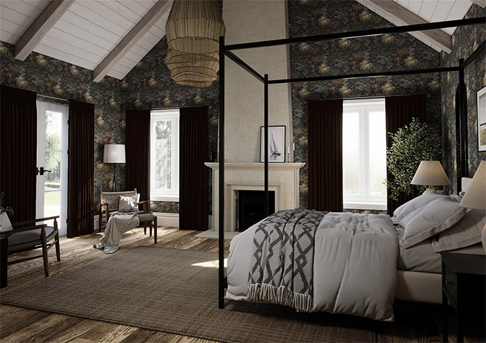 Kent, Chocolate - Made to Measure Curtains - Image 7